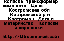 коляска -трансформер зима лето › Цена ­ 3 000 - Костромская обл., Костромской р-н, Кострома г. Дети и материнство » Коляски и переноски   
